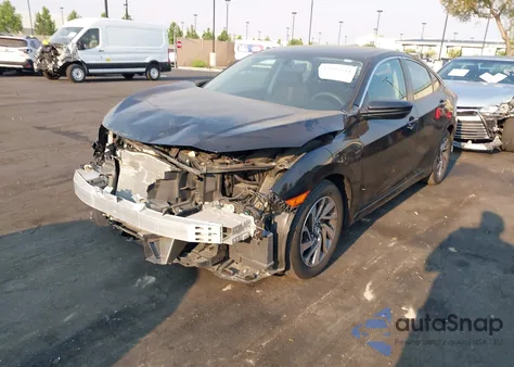 2018 Honda Civic Ex из США, поврежденный, VIN 2HGFC2F78JH560283